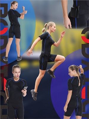 Equipo de entrenamiento de electroterapia Ems